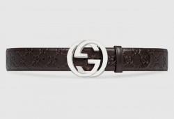 Replica Gucci Signature Leather Belt For Men