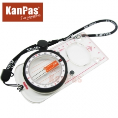 KANPAS baseplate compass with magnifier for orienteering elite competition