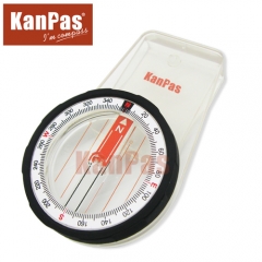 KANPAS MTBO orienteering compass that can clip on the map board