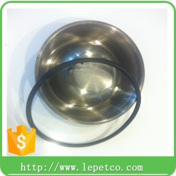 Custom logo Non-Skid Rust Resistant Stainless Steel Dog Bowls pet food bowl