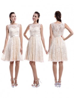 Champagne Coloured Bridesmaid Dresses UK | Dressfashion