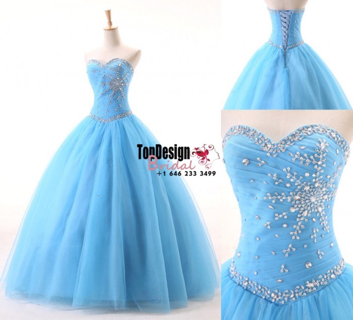 Wholesale 2017 Sweet 15 Dress New Long Quinceanera Dress Evening Prom Party Pageant Dress Ball G ...