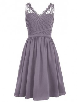 Short Bridesmaid Dresses UK, Knee Length Gowns for Bridesmaids in Various Styles