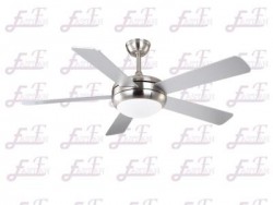 East Fan 52inch Brushed nickel Indoor Ceiling Fan with light item EF52126 | Ceiling Fan