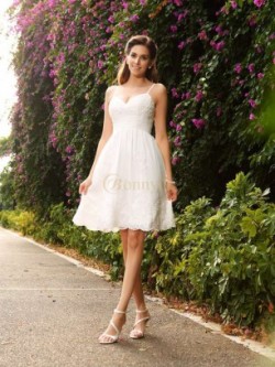 Short Wedding Dresses, 2017 Knee-Length Bridal Gowns for Sale – Bonnyin.com