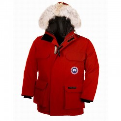 Canada Goose Kid’s Expedition Parka In Red