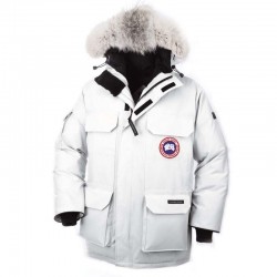 Canada Goose Kid’s Expedition Parka In White