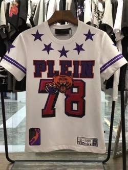 Philipp Plein SS2017 Mens T-Shirt Yonder Bear White
