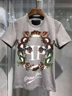 Philipp Plein SS2017 Mens T-Shirt Plein’s Animals Grey