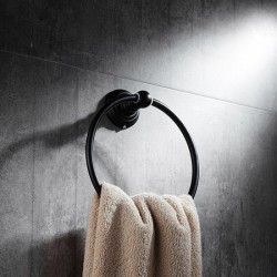 home decor : Oil Rubbed Bronze Towel Ring- a premium accessory for your bathroom