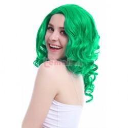 55cm Long Green Wave Curly Anime Cosplay Wig ZY102 – L-email Cosplay Wig