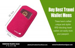 Buy Best Travel Wallet Mens | https://www.freedomtravelgear.com/