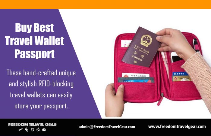 Buy Best Travel Wallet Passport | https://www.freedomtravelgear.com/