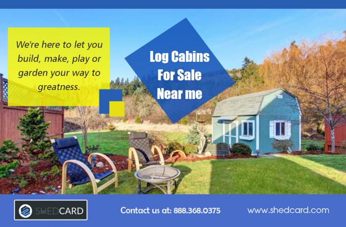 Log cabins for sale near me