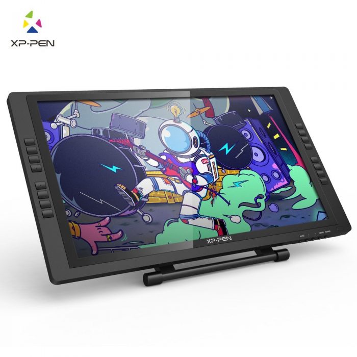 XP-Pen 22E Pro Tableta Digital de Dibujo Gráfico HD IPS Monitor con Teclas Express y Soporte Aju ...
