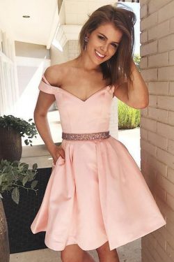 Gorgeous Sweetheart Neck A-line Knee Length Homecoming Dress M480 – Ombreprom