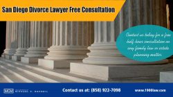 San Diego Divorce Lawyer Free Consultation -858-922-7098
