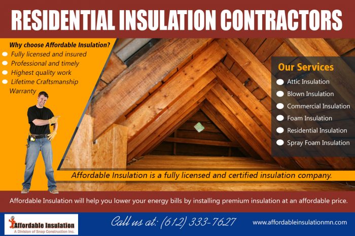 Residential Insulation Contractor | affordableinsulationmn.com