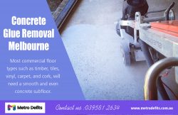 Best Concrete Glue Removal Melbourne
