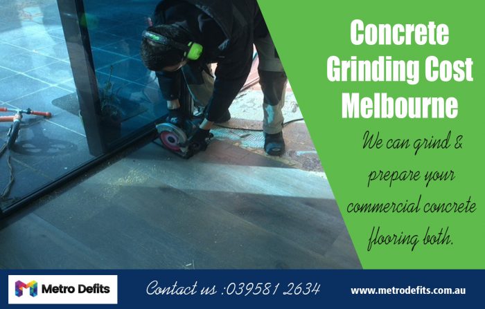 Concrete Grinding Cost Melbourne