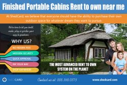 Finished portable cabins rent to own near me | shedcard.com