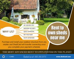 Rent To Own Sheds Near Me | 888.368.0375 | shedcard.com