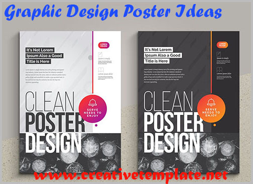 Graphic Design Poster Ideas |Creative Template