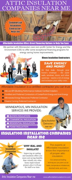 Insulation Installation Companies Near Me | 612 333 7627 | affordableinsulationmn.com