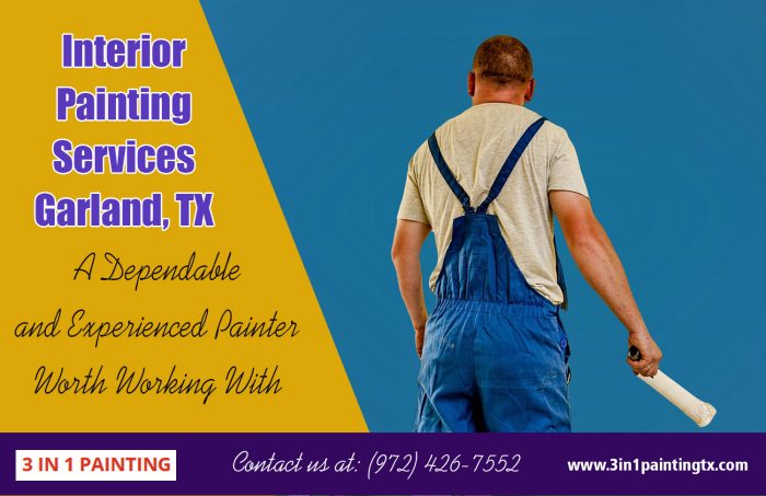 Interior Painting services Garland, TX|http://3in1paintingtx.com/