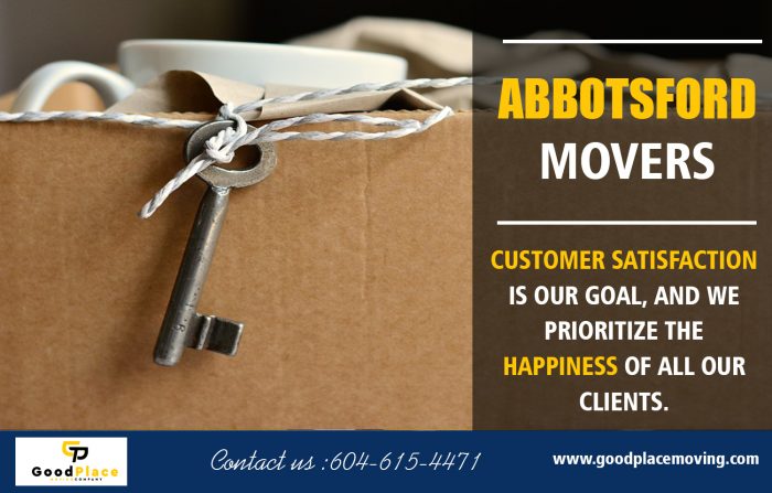 Professional movers in Abbotsford services when you need professionals at https://goodplacemovin ...