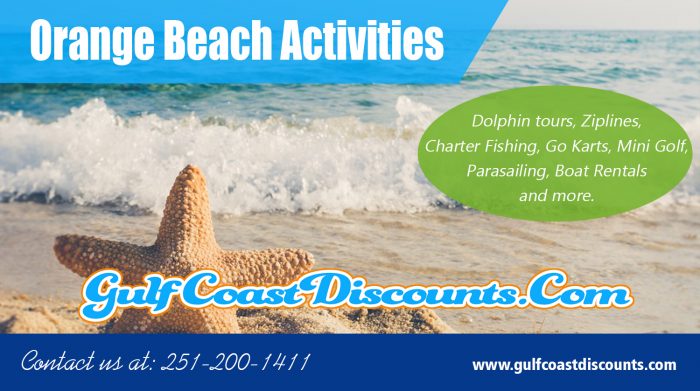 Orange Beach Activities | Call 251 200 1411 | gulfcoastdiscounts.com