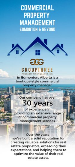 Get Excellent Commercial Property Management Services in Edmonton from Group Three