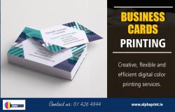 Business Cards Printing | Call – 01 426 4844 | alphaprint.ie