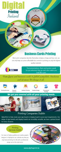 Digital Printing Ireland | Call – 01 426 4844 | alphaprint.ie