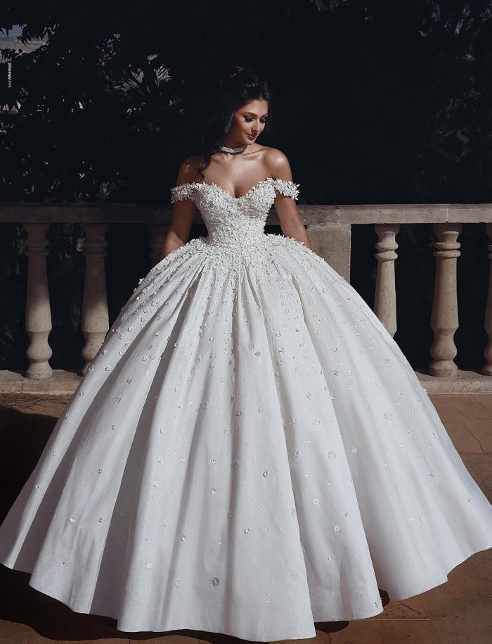 Fashion Hochzeitskleider Prinzessin Creme Bodenlang Brautkleider Günstig Online
