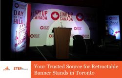 Step and Repeat – Your Trusted Source for Retractable Banner Stands in Toronto