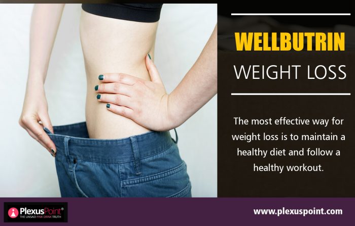 Wellbutrin Weight Loss