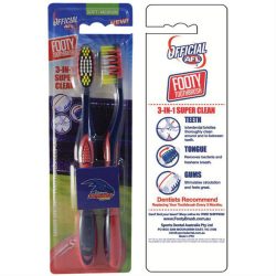 AFL Toothbrush Adelaide Crows Twin Pack