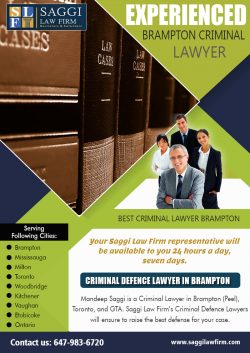Experienced Brampton Criminal Lawyer