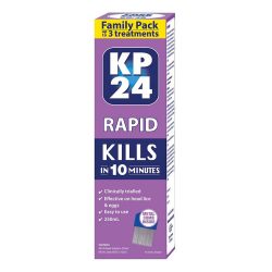 KP 24 Rapid 10 Minute Solution 250ml with Comb Family Pack