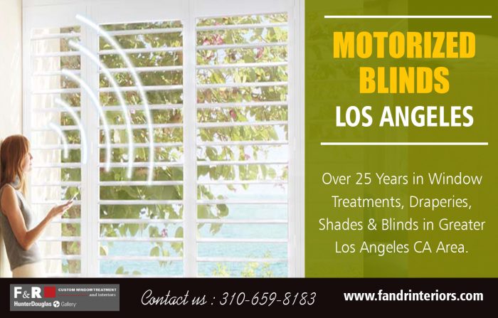 Motorized blinds Los Angeles