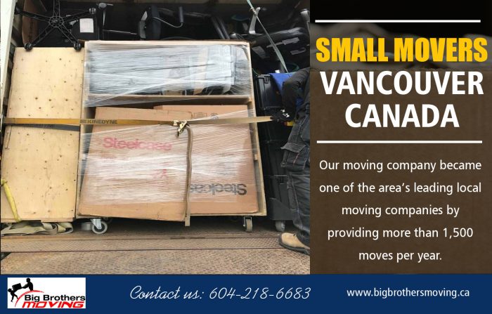 Small Movers Vancouver Canada