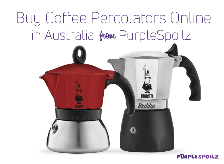 Buy Coffee Percolators Online in Australia from PurpleSpoilz Social