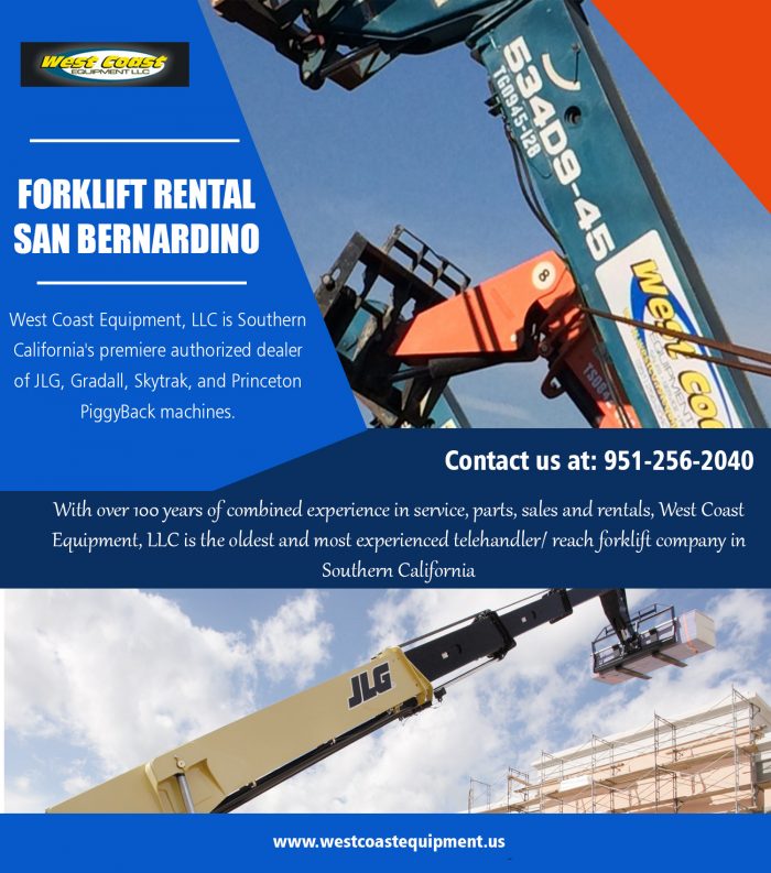 Forklift Rental San Bernardino||westcoastequipment.us||1-9512562040