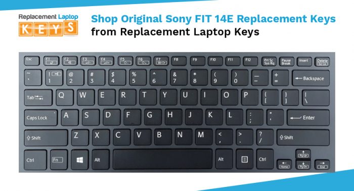 Shop Original Sony FIT 14E Replacement Keys from Replacement Laptop Keys