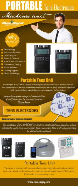 Portable Tens Electrodes Machines Unit | 8775639660 | chirosupply.com