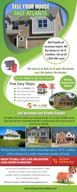 Sell Your House Fast|www.sellusyourhouseatlanta.com|6788057115