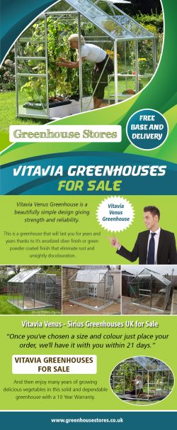Vitavia Greenhouses for Sale
