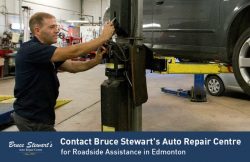 Contact Bruce Stewart’s Auto Repair Centre for Roadside Assistance in Edmonton