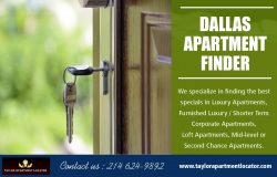 Apartment Locator Dallastx | 2146249892 | taylorapartmentlocator.com